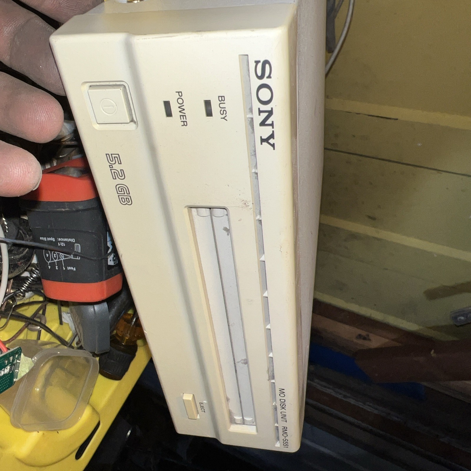 Sony RMO-S551 External MO Disk Drive Unit SCSI SMO-S551
