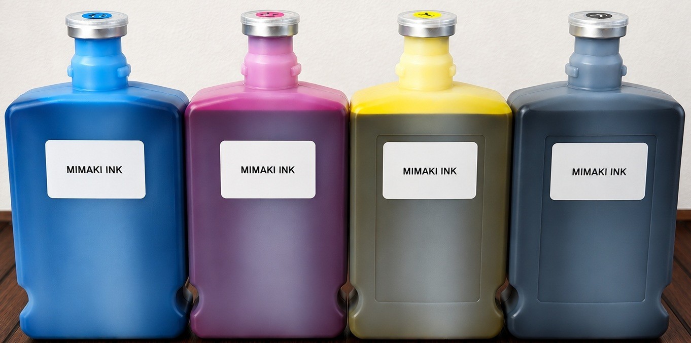 4x PREMIUM COMPATIBLE ECO SOLVENT INK REFILL FOR MUTOH PRINTERS  - CYMK
