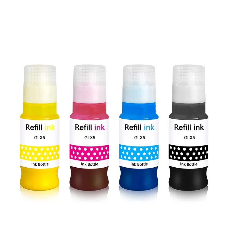 5set (4*70ML) Gi-X5 Water Based Dye Ink for Canon G610 G510 G620 G540 G640 G550