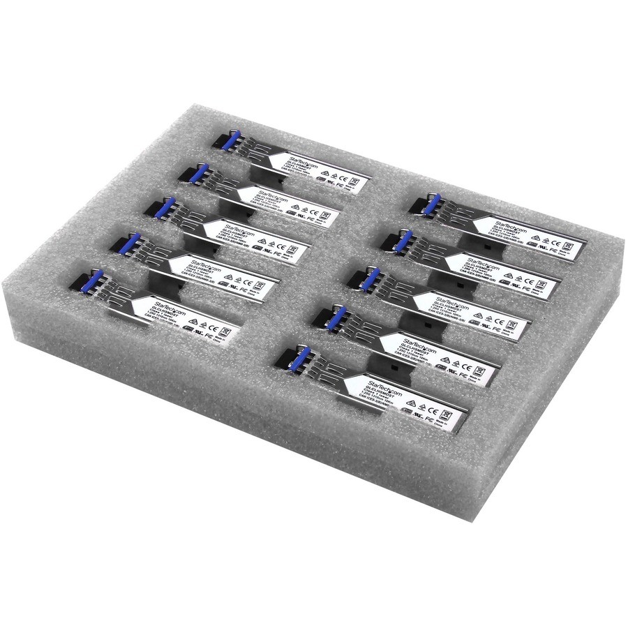 StarTech Cisco GLC-LH-SMD Compatible SFP Module 10 Pack - 1000BASE-LX/LH 1GbE