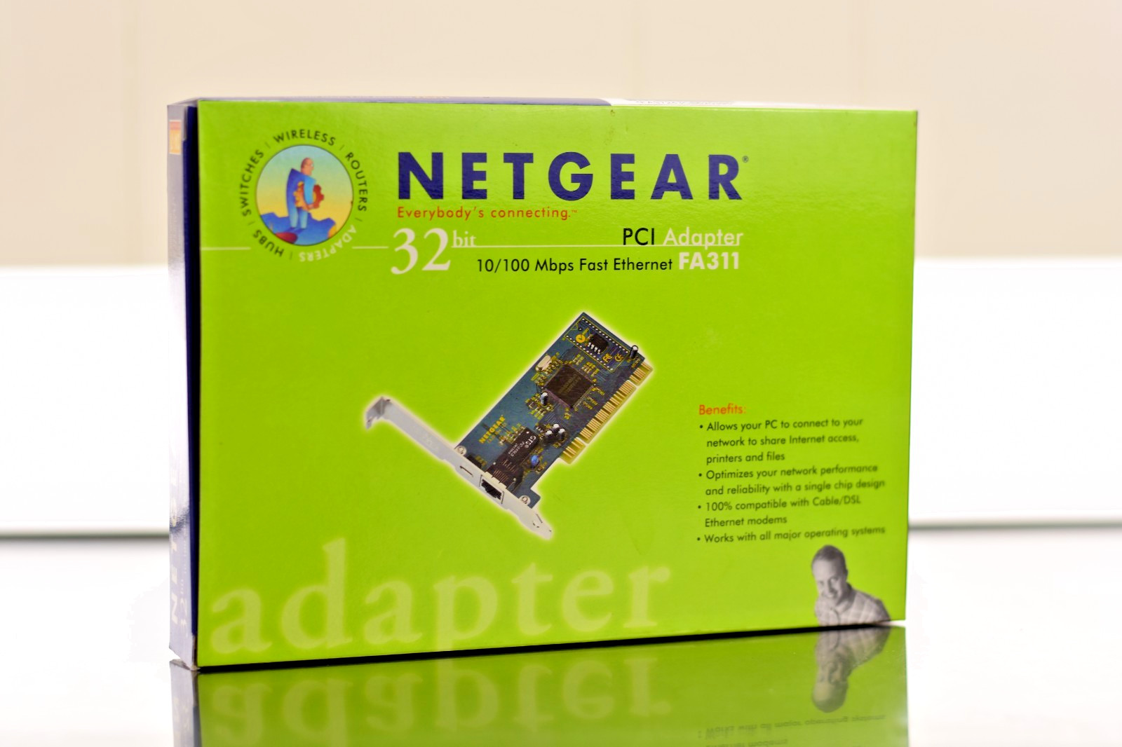 Netgear FA311 DSL Computer Adapter Network Ethernet Card