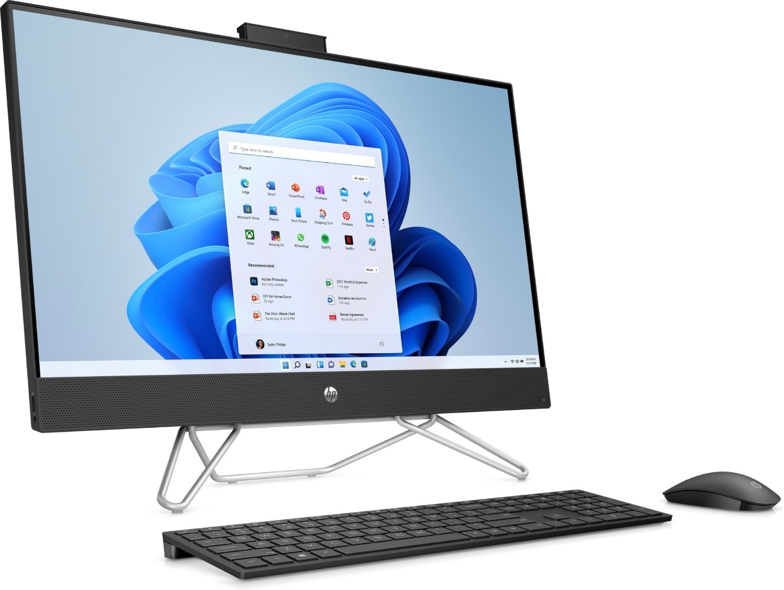 Grade A Tested HP 27-cb0060 Desktop 27" AIO Ryzen 5 5500U 16GB 512GB SSD