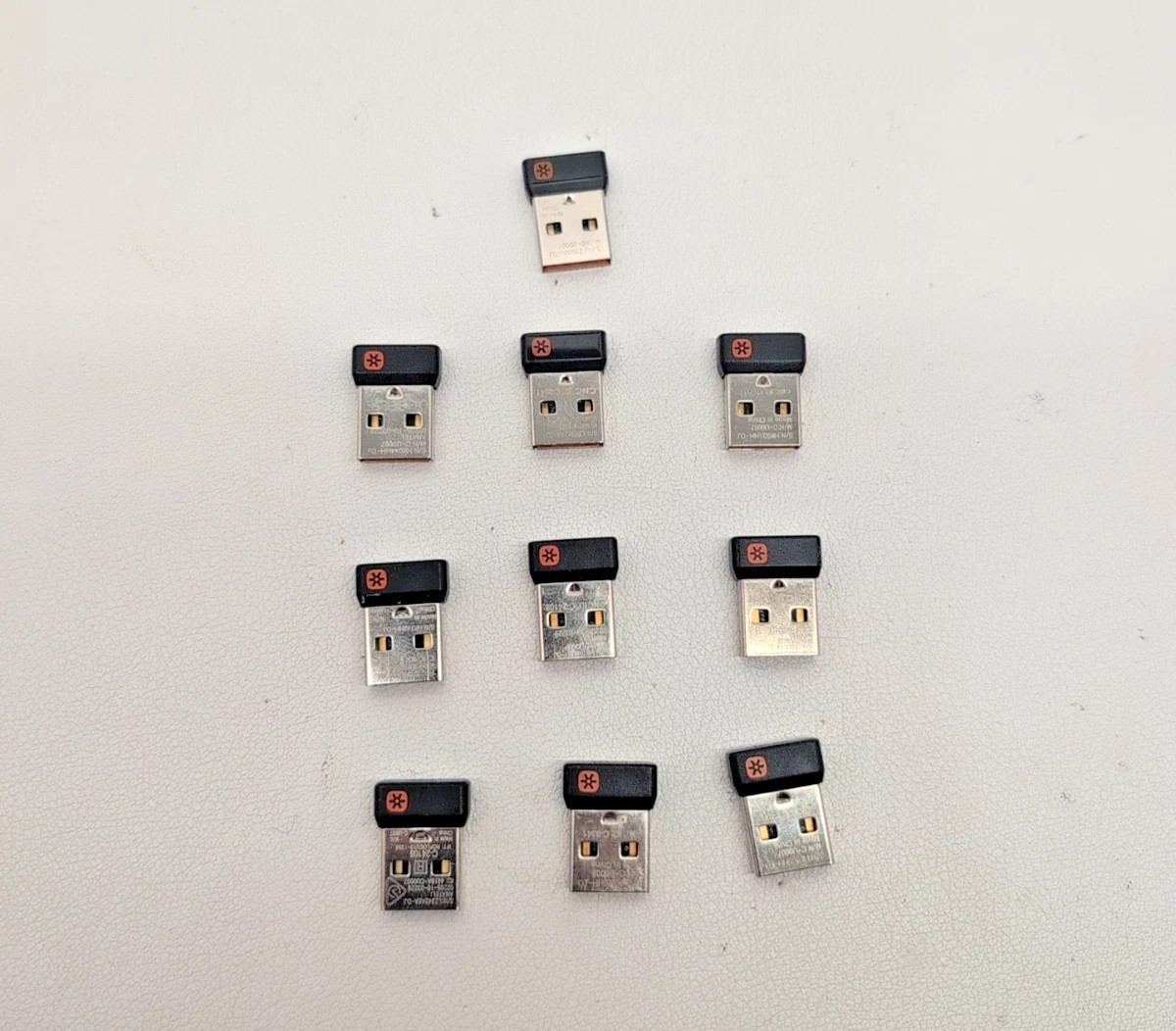 10 Logitech OEM Unifying USB Receiver for Wireless Mouse And Keyboard-6 Channels