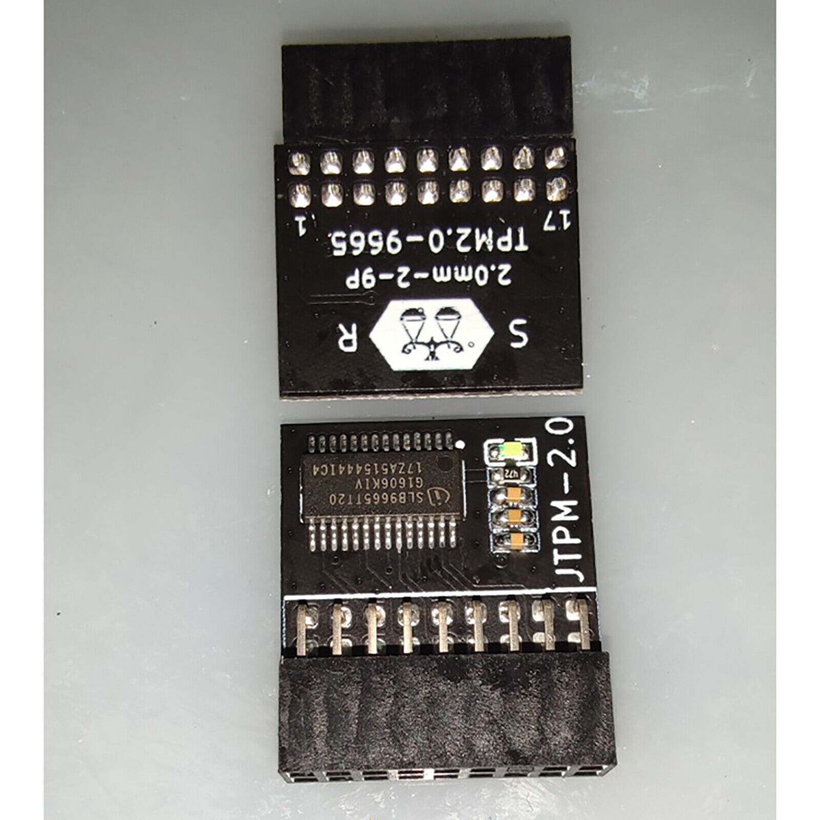 1x TPM TPM2.0 Module ASRock TPM 18-1 Pin Security Module Win11 for Infineon