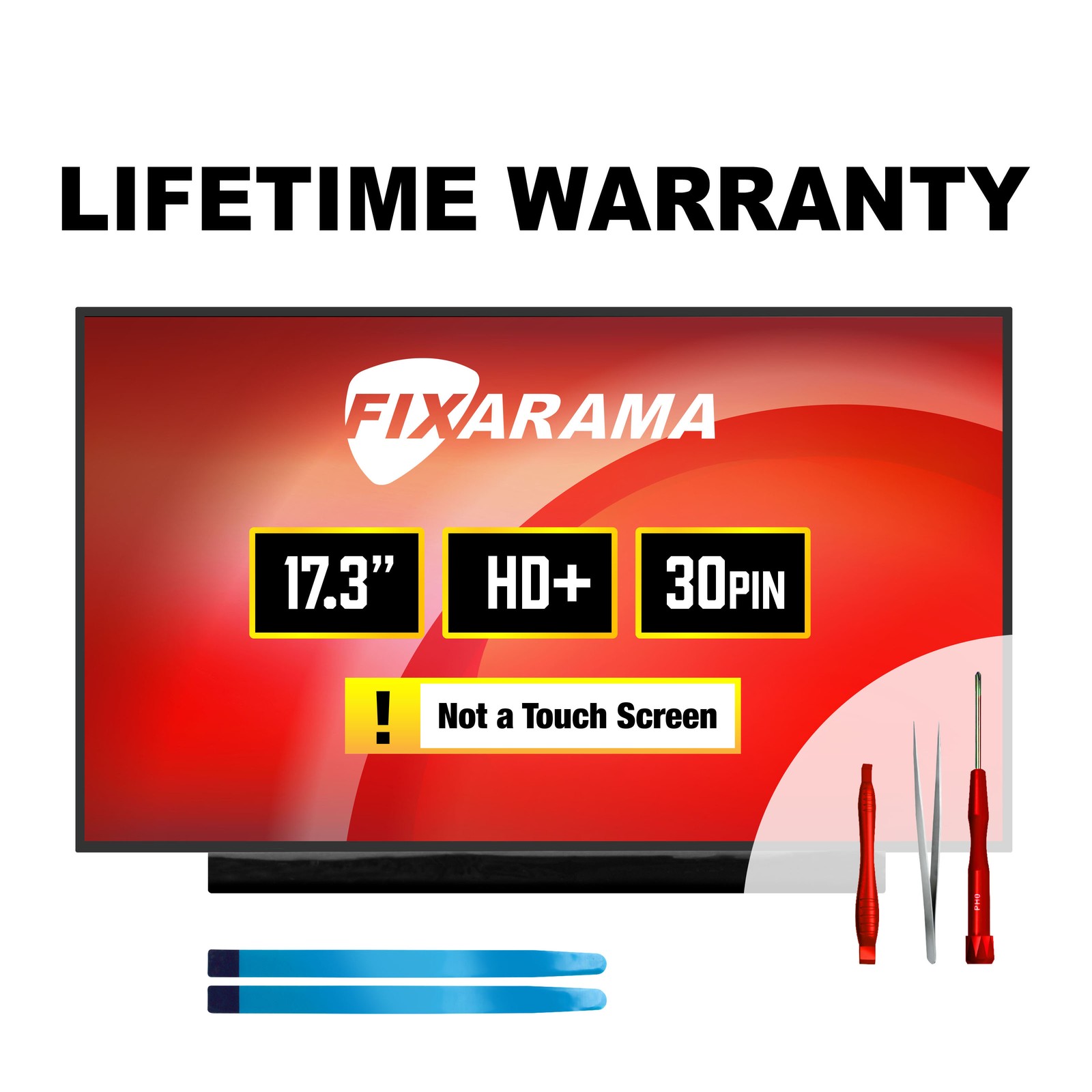BOE NT173WDM-N15 V8.0 HD+ 30 pin  Matte LCD Screen + Tools GRADE A+ FIXARAMA