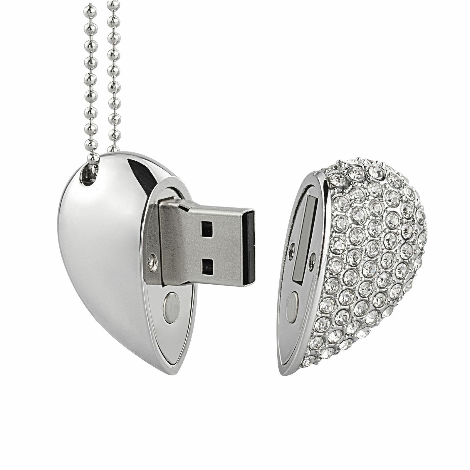 64GB Pen Drive Heart Shaped USB 2.0 Flash Drive Memory Sticks Mother's Day Gifts