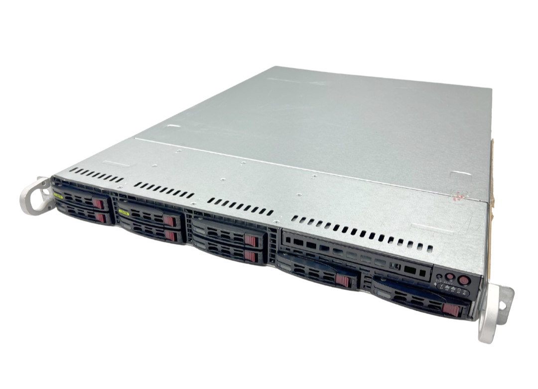SuperMicro CSE-113 X9SRW-F 8SFF - Intel Xeon E5-2609 v2, 8GB RAM, No HDD, 2x PSU