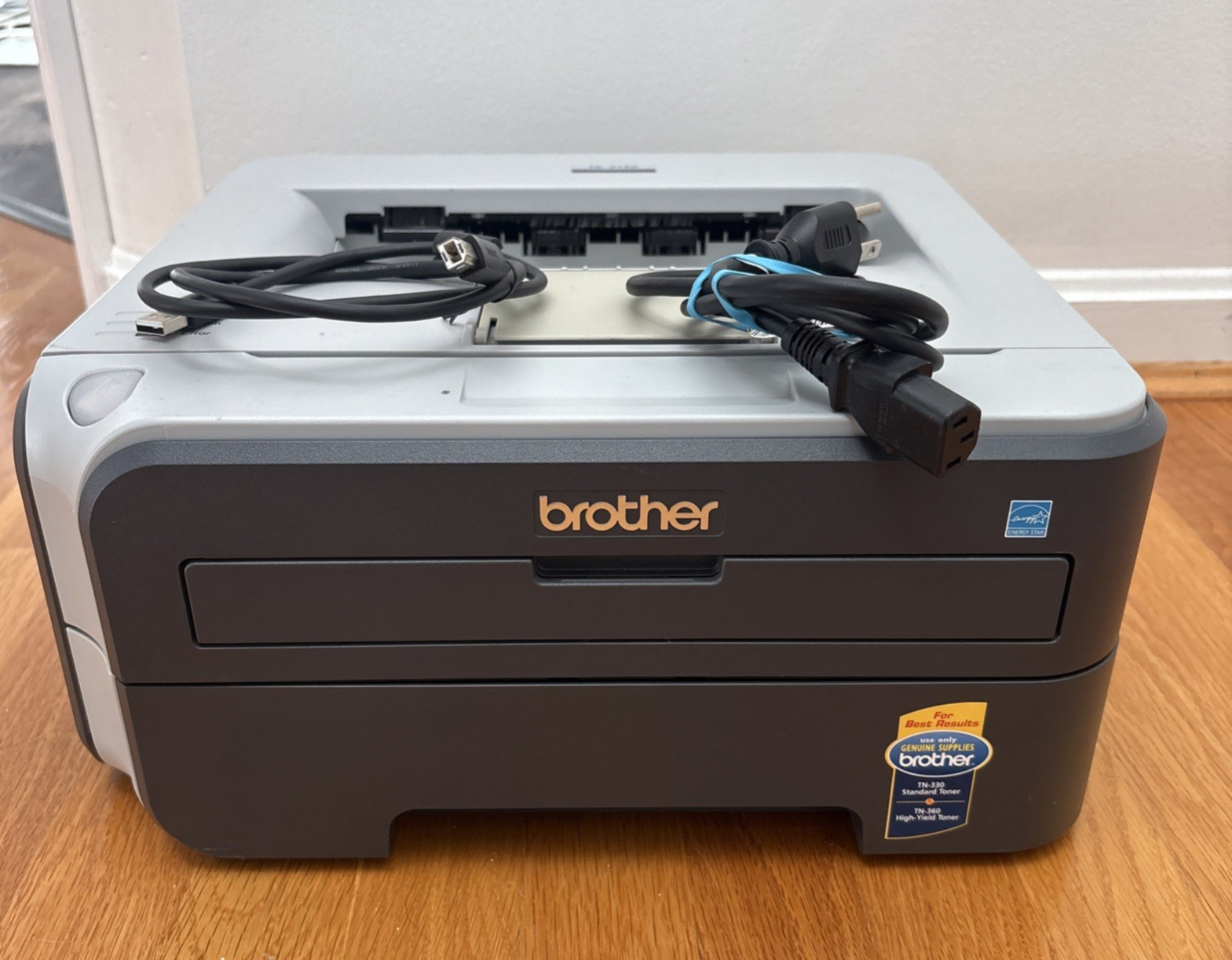 Brother HL-2140 Monochrome Laser Printer - TESTED - 7961 Pages - 100% Toner
