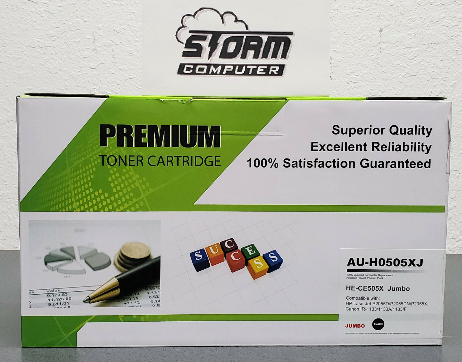Premium HP Compatible Toner Cartridge AU-H0505XJ HE-CE505X Jumbo Black
