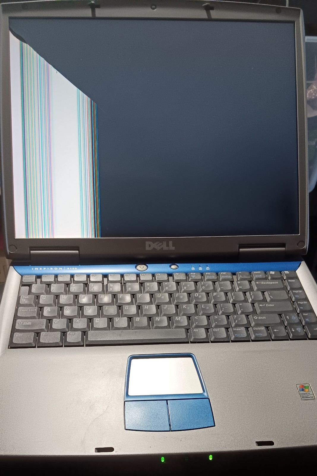 Dell Inspiron 5100 15" Laptop PP07L BAD SCREEN Pentium 4 2.53GHz ATI Radeon 7500