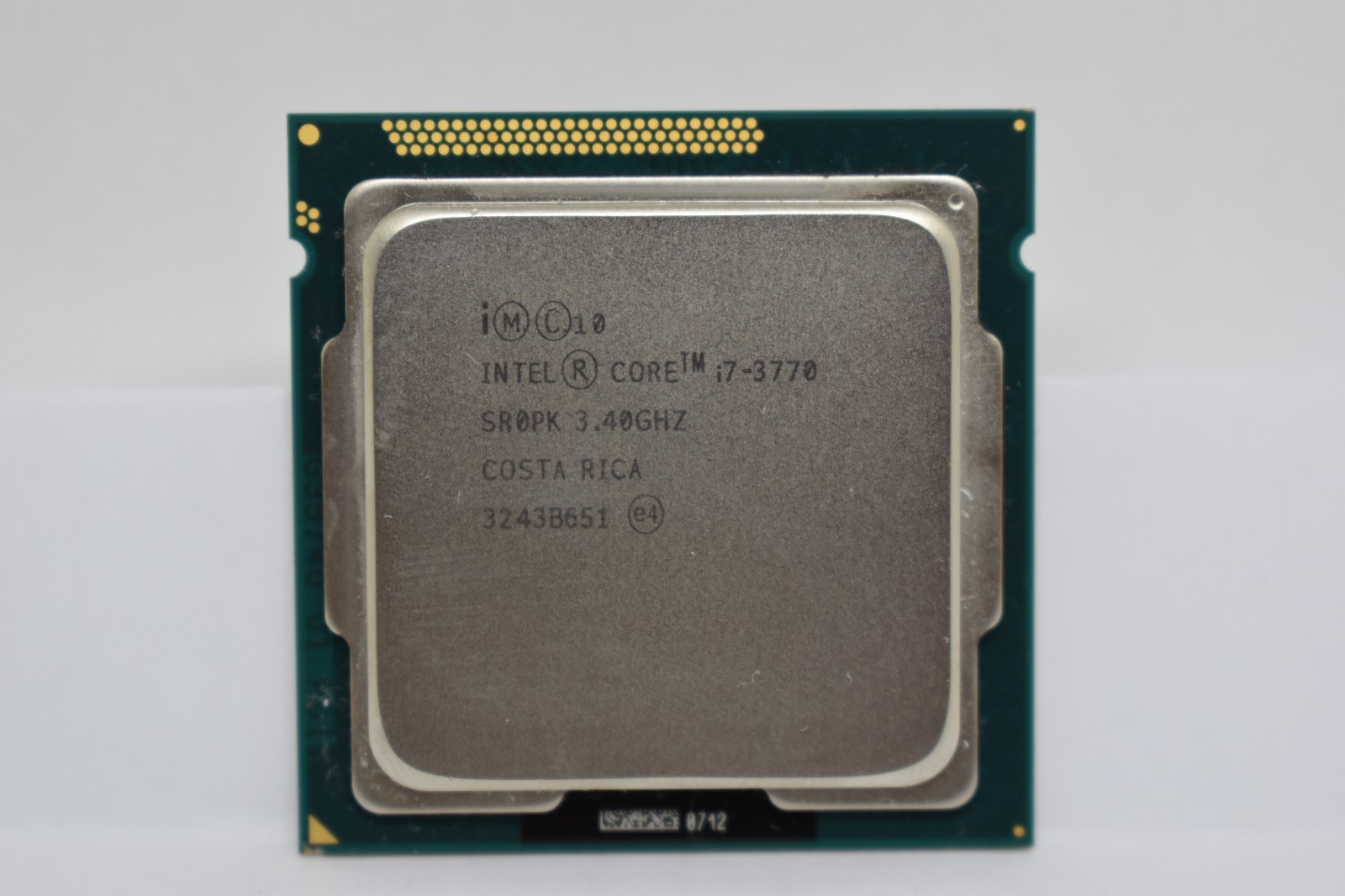 Intel Core i7-3770 3.40GHz 4 Core 8 Thread LGA 1155 SR0PK