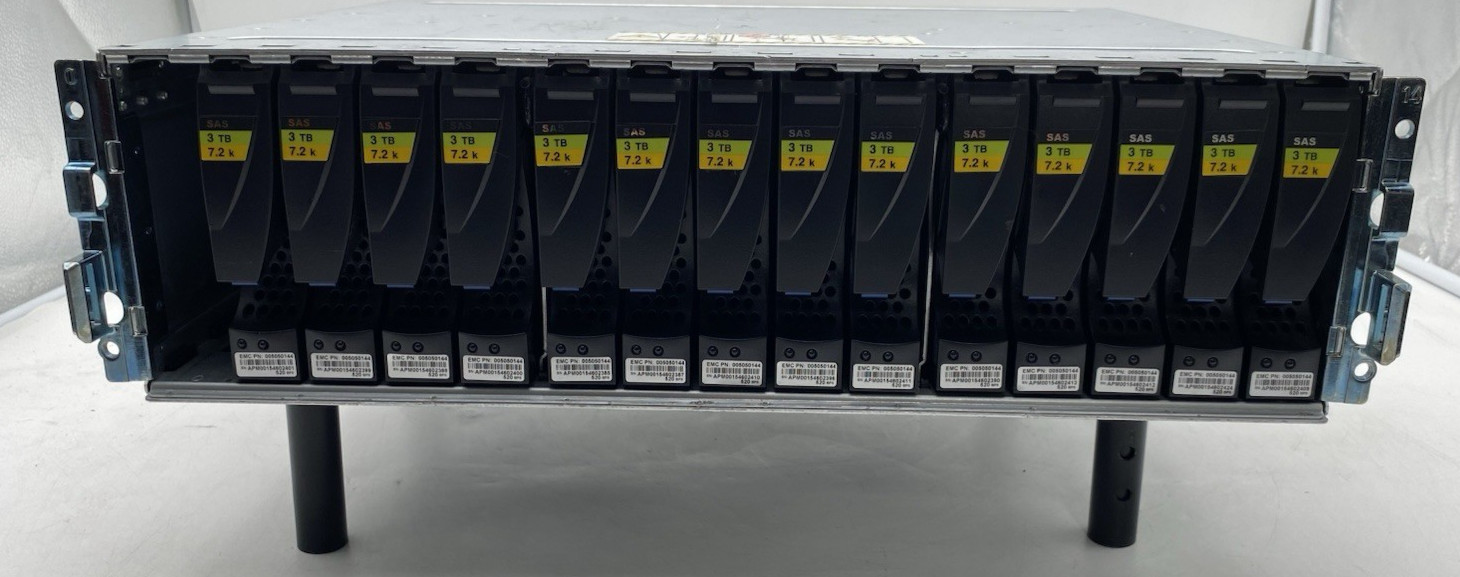 EMC KTN-STL3 - 3.5in 15 Drive Bay SAS Storage Array w/ 14x 3TB SAS HDD