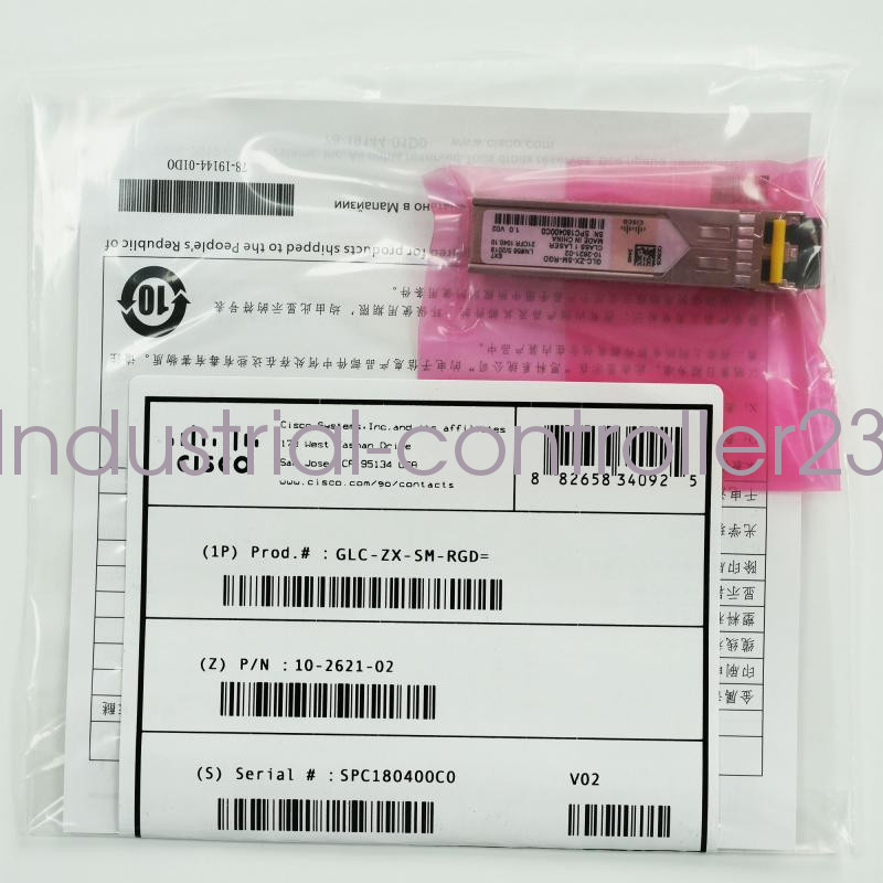 New Cisco GLC-ZX-SM-RGD 1000BASE-ZX SFP 1550nm 80km LC SMF IND Transceiver Modul