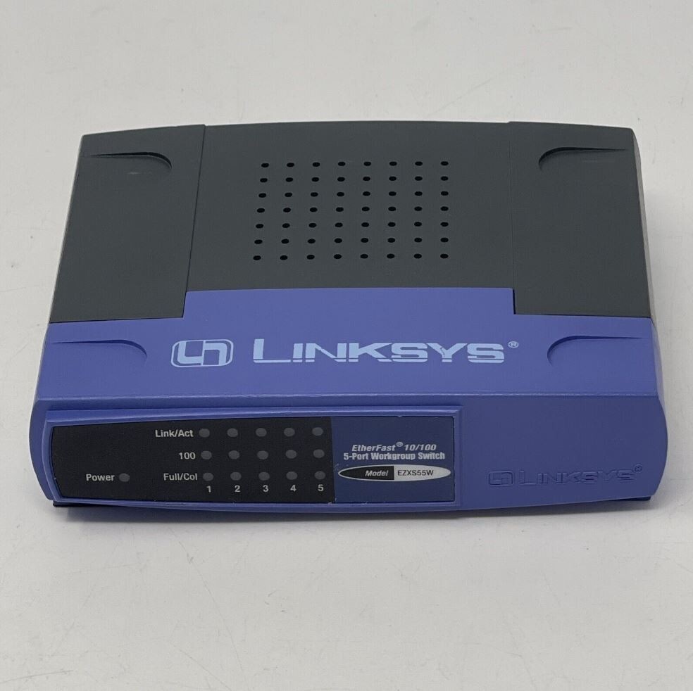 Linksys EZXS55W V.3 5-Port 10/100 Workgroup Switch