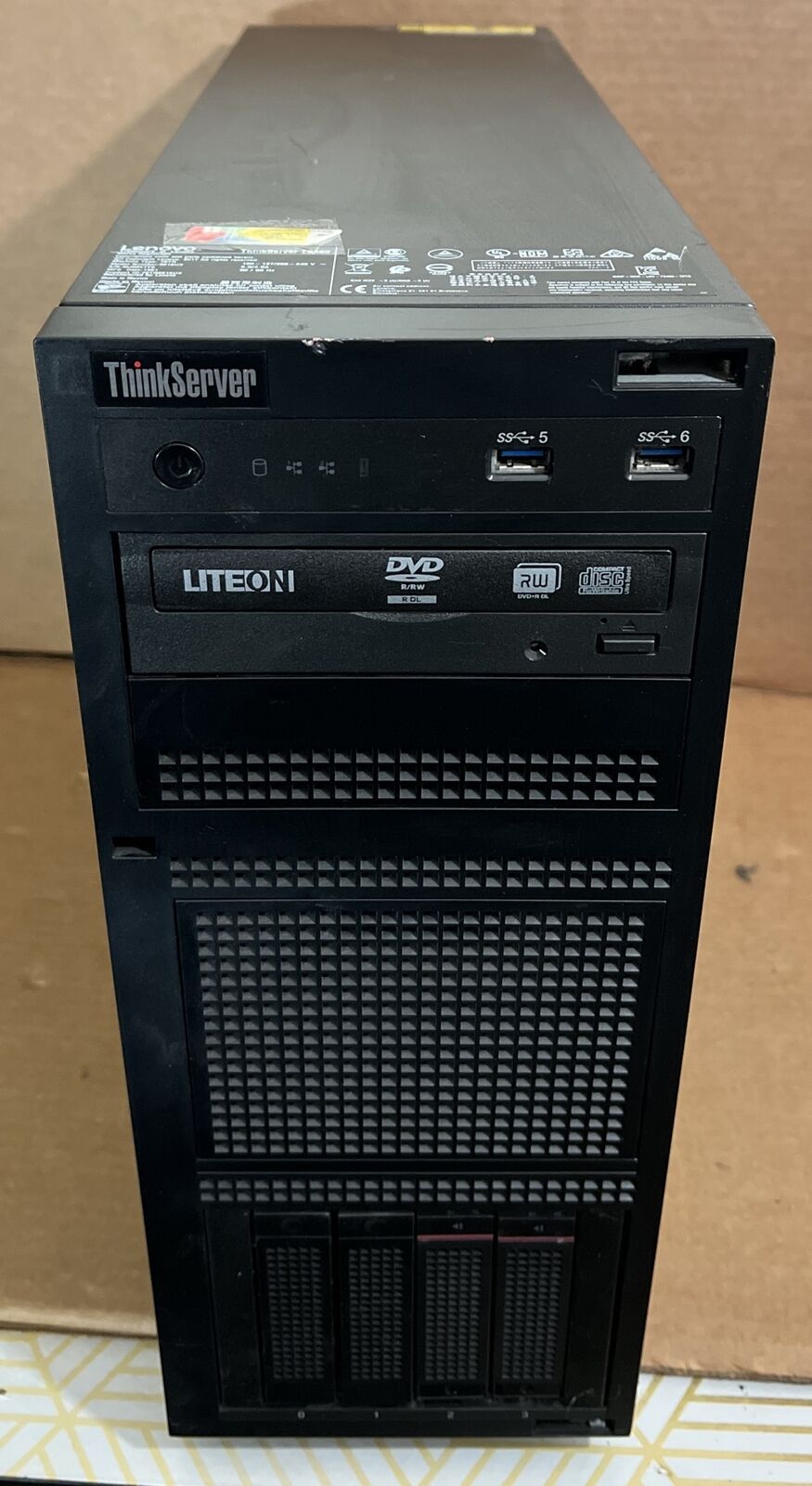 Lenovo ThinkServer TS460, E3-1220v6 @3.00GHz, 16GB Ram, No SSD