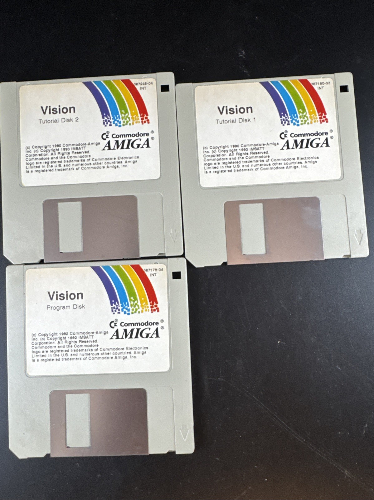 Amiga vision tutorial Program Disc And 2 Tutorial Dials Unknown Details