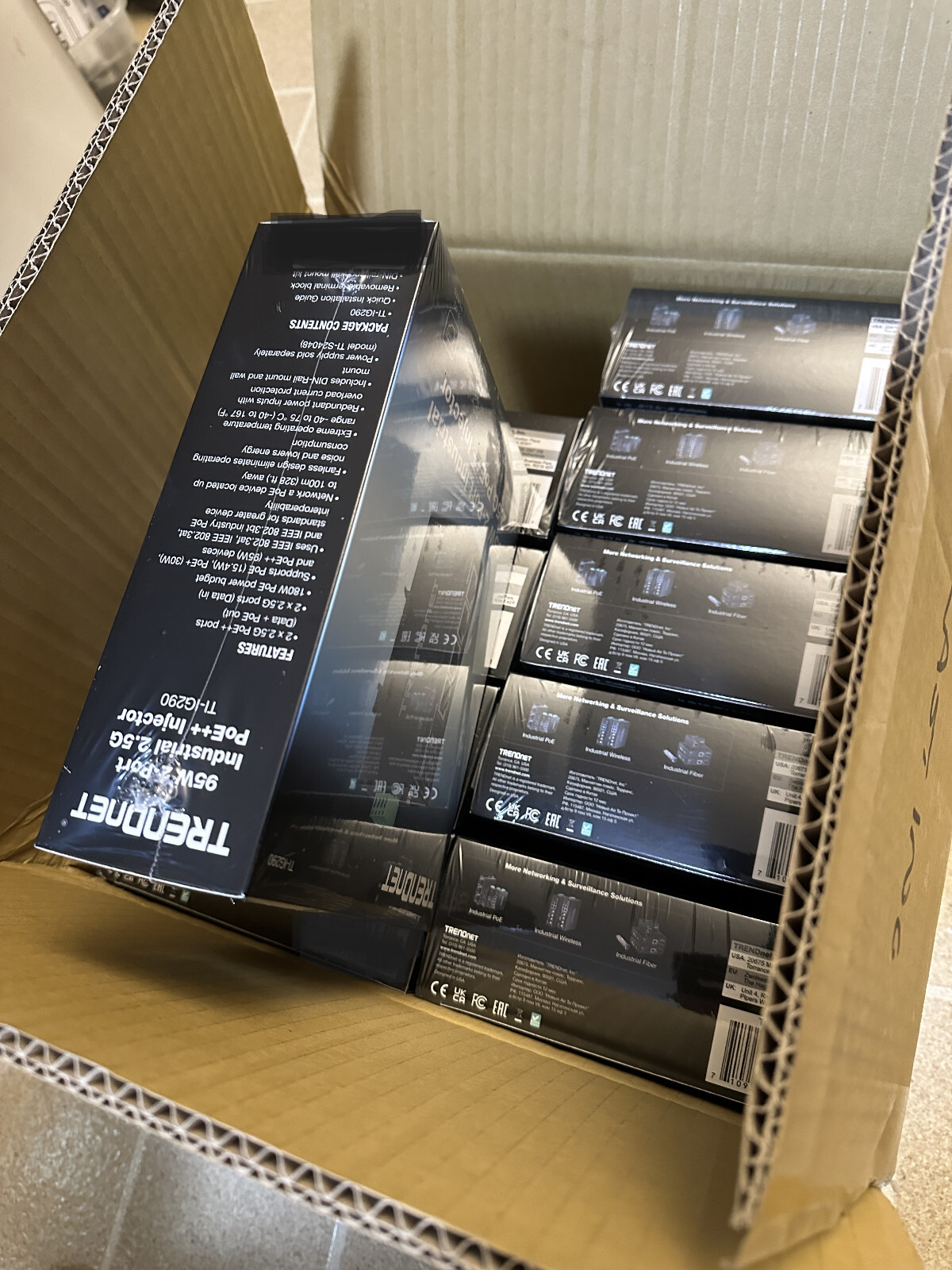 TRENDnet  TI-IG290, 95W 2-Port Industrial 2.5G PoE++ Injector