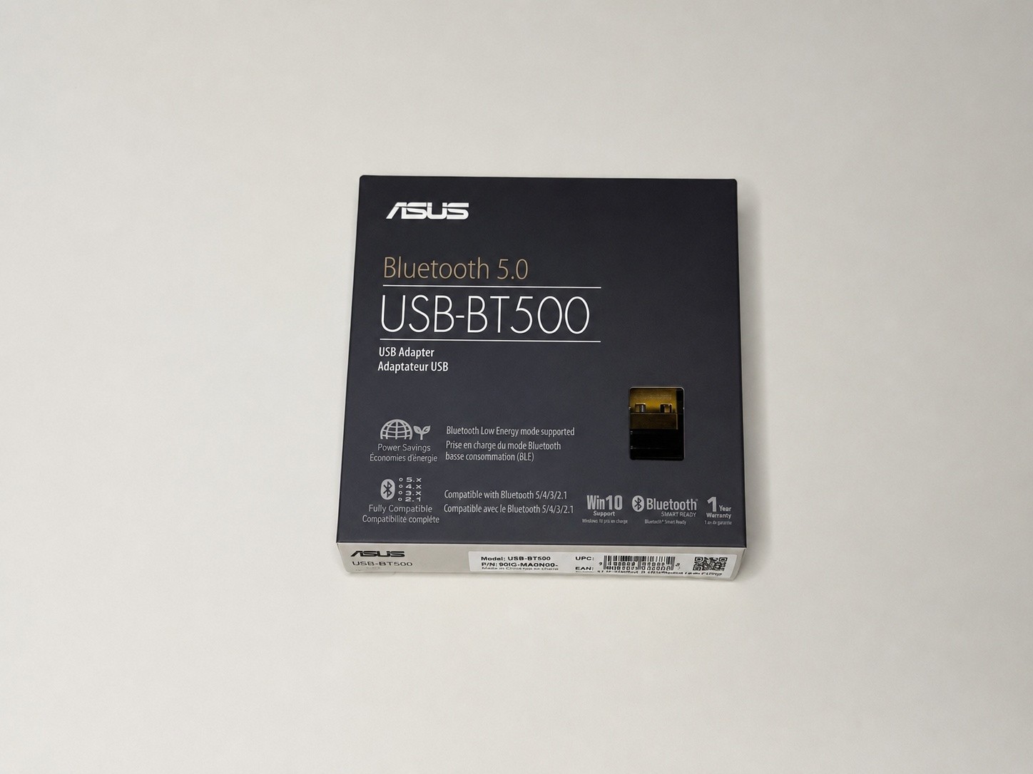ASUS USB-BT500 Bluetooth 5.0 USB Adapter Dongle for PC Windows 10 - NEW Open Box