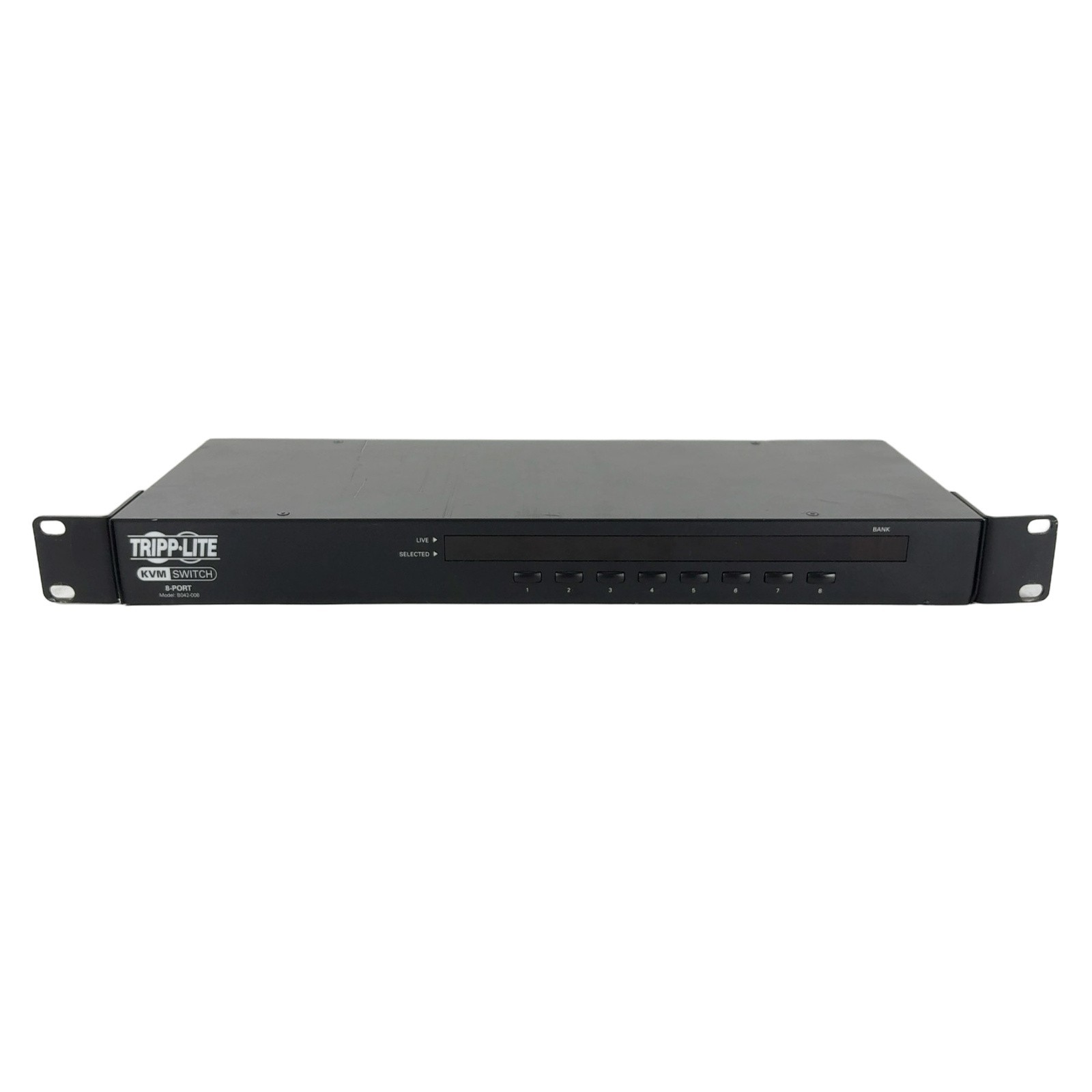 Tripp Lite 8 Port USB-PS/2 KVM Keyboard/Video/Mouse Switch B042-008 Tested