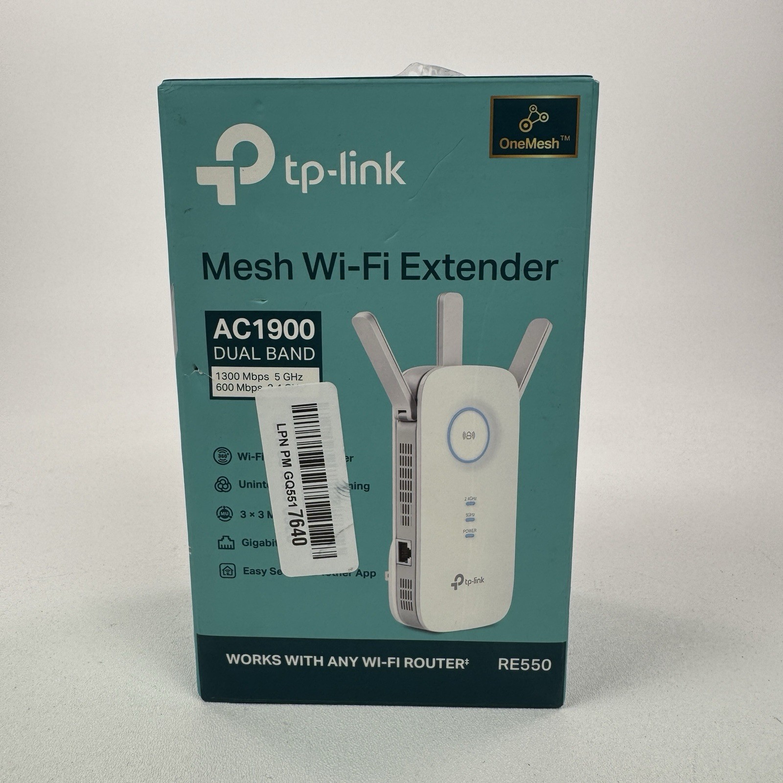 TP-Link RE550 AC1900 Wireless Dual Band Wi-Fi Range Extender Booster