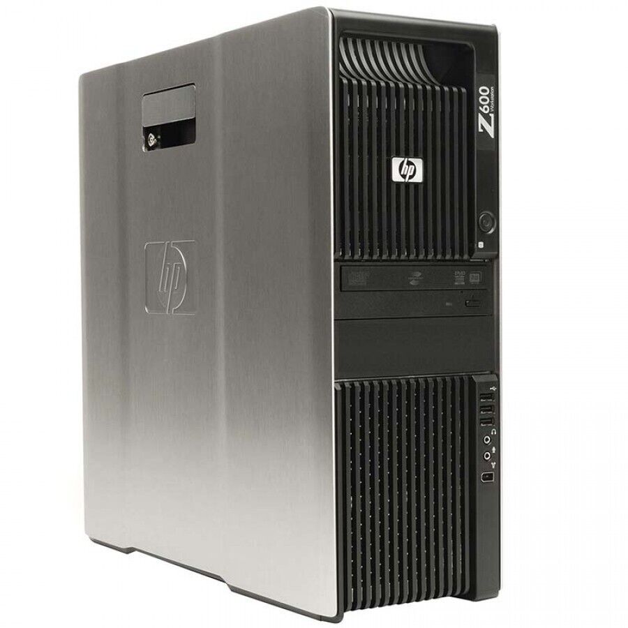 HP Z600 Workstation 2 Xeon 8 Core CPUs 16GB RAM 500GB HDD NVIDIA Quadro 600