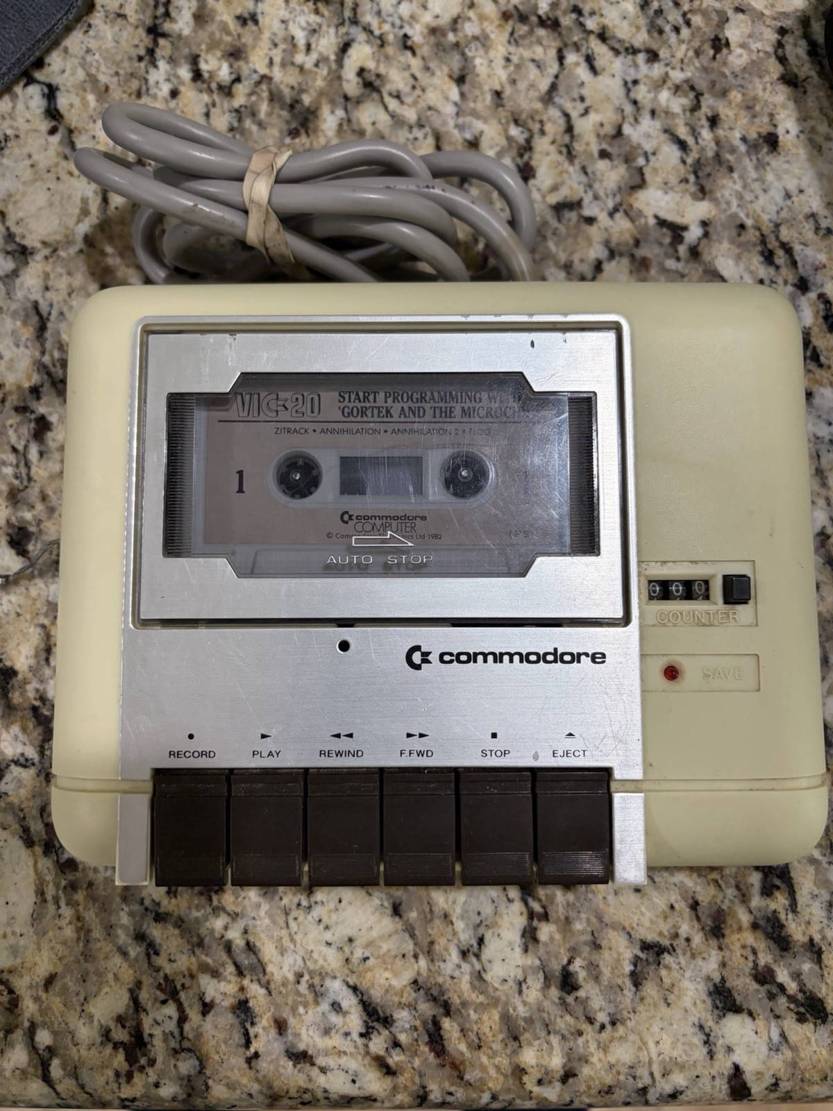 Commodore 64 C2N Datasette Cassette Tape Player Recorder