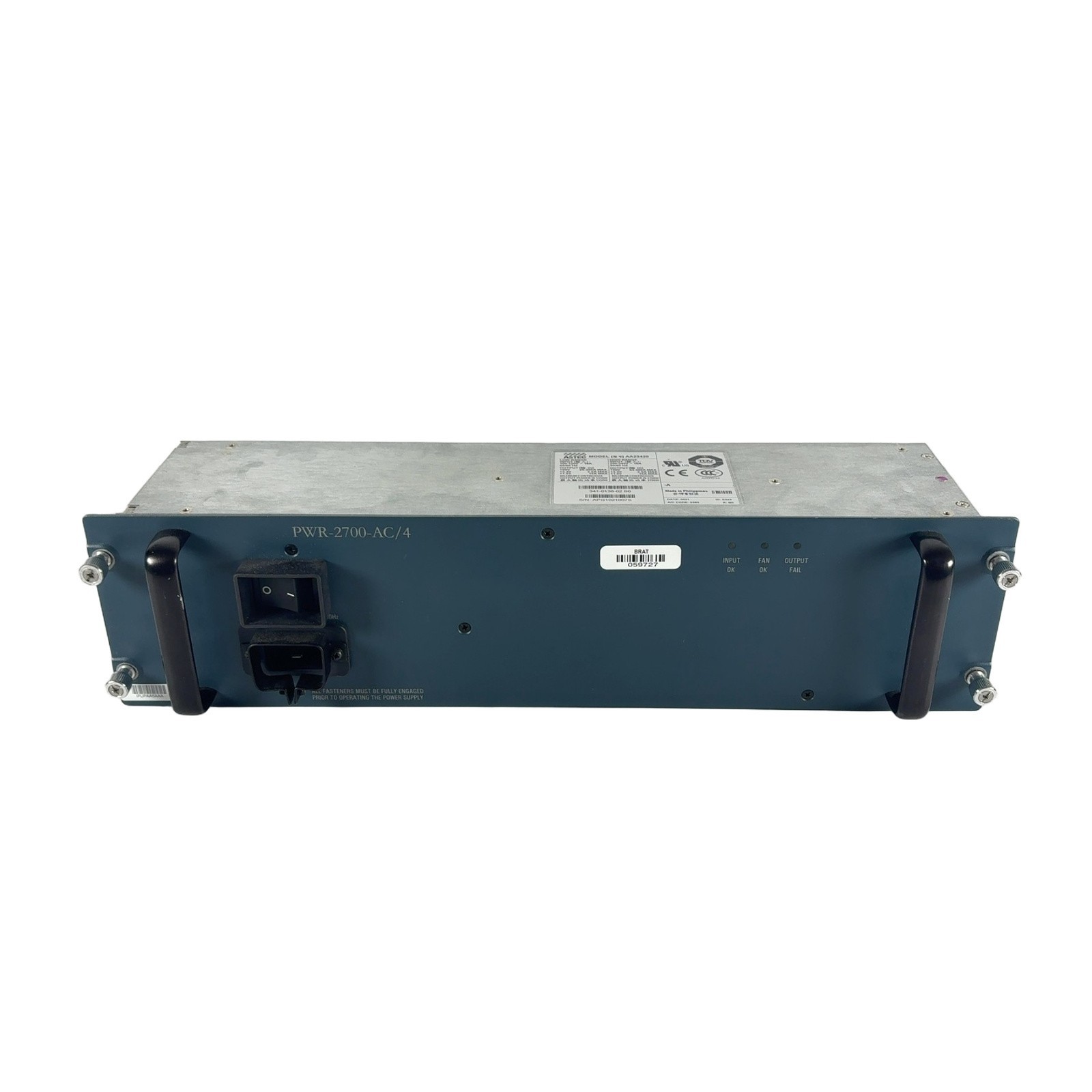 ASTEC AA23420 2700W AC Power Supply Cisco PWR-2700-AC 341-0138-02 7606