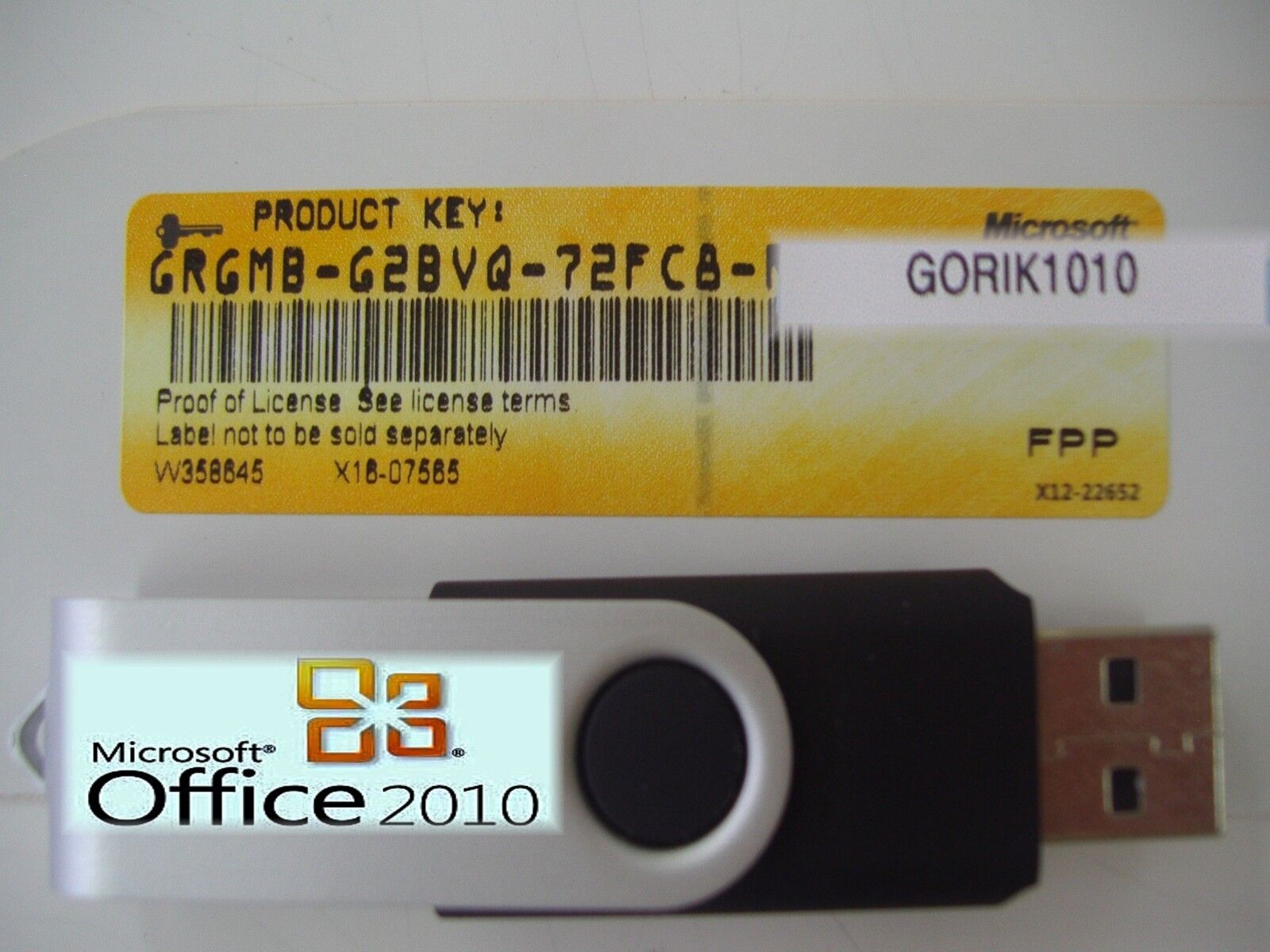 Microsoft Office 2010 Professional Licensed for 2 PCs Full English MS Pro.
