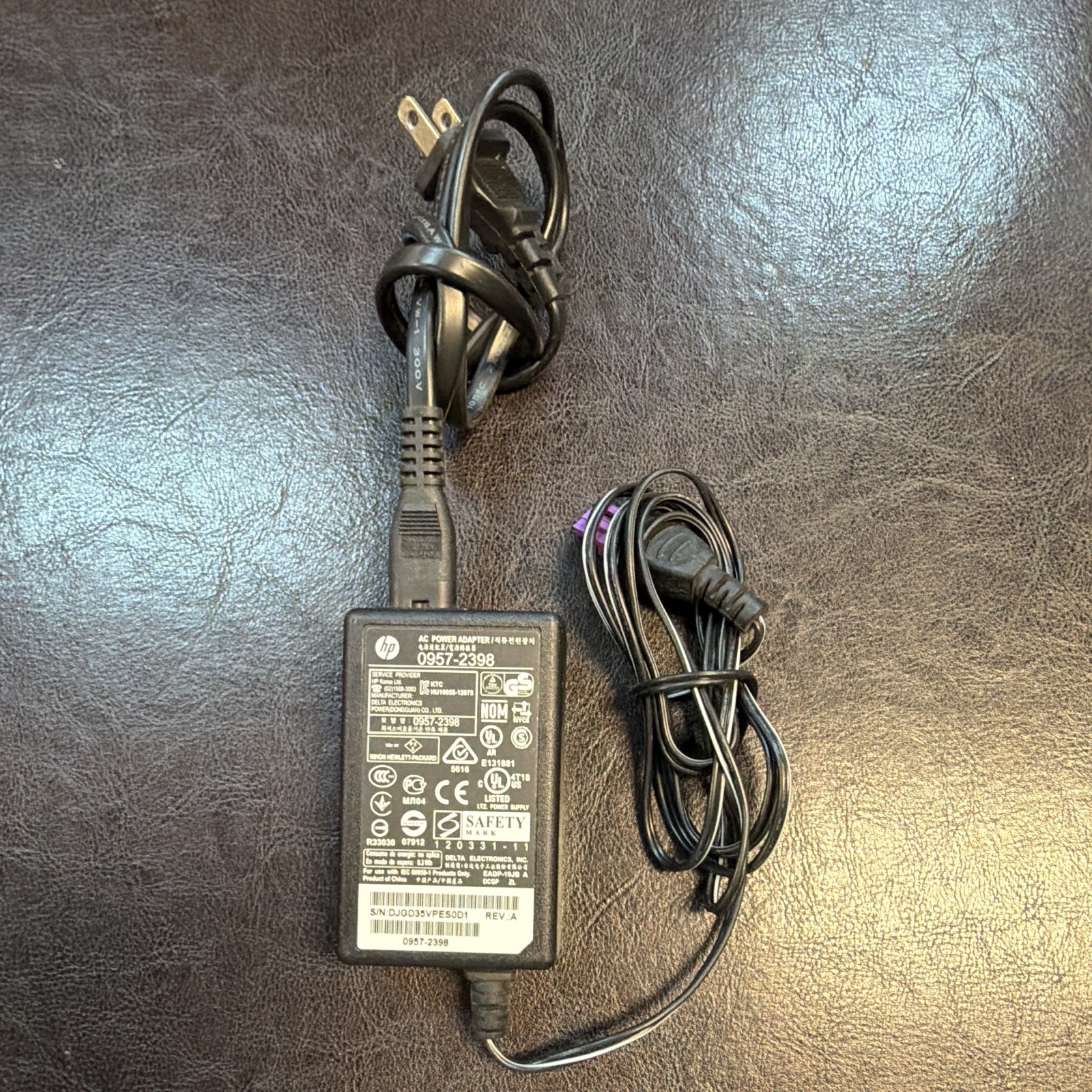 HP 0957-2398 Printer Power Supply Adapter 30V 333mA Black lot58