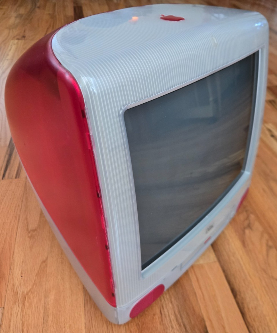 Untested - Great Condition | Vintage 90s Apple Strawberry iMac G3