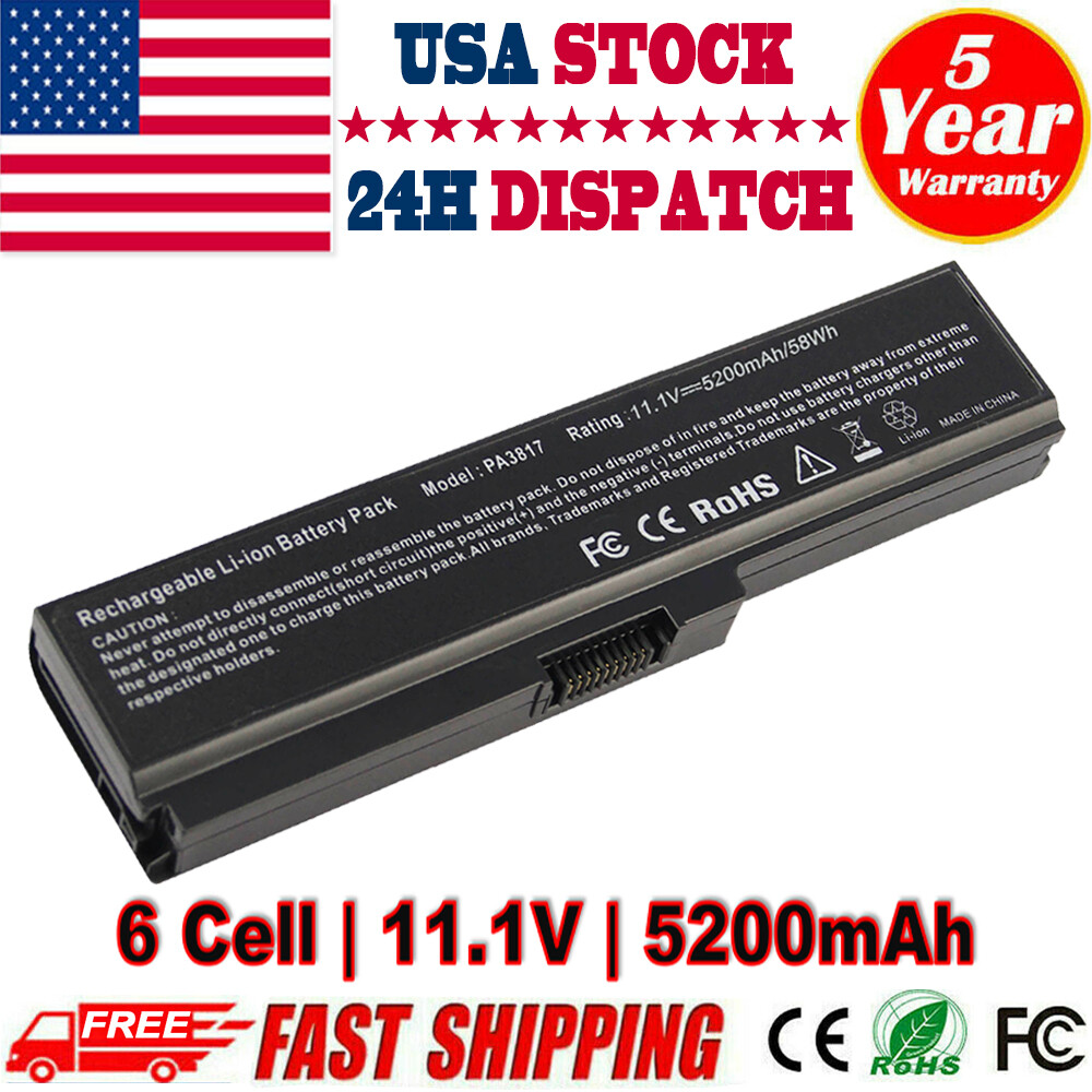 Battery for Toshiba Satellite L745-S4210 L745D-S4220 L745-S4310 L745D-S4230 Fast