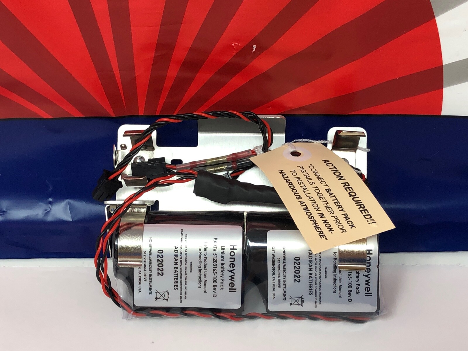 Honeywell Cloud Link 4G Modem Dual Battery Pack Part # 51203165-100 