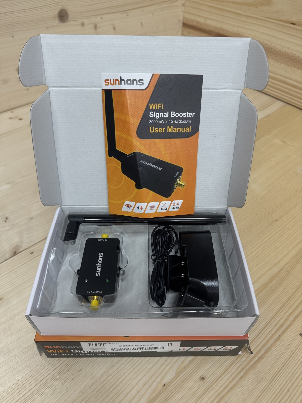 Sunhans WiFi Signal Booster 3000mW 2.4GHz 35dBm Wireless Range Extender
