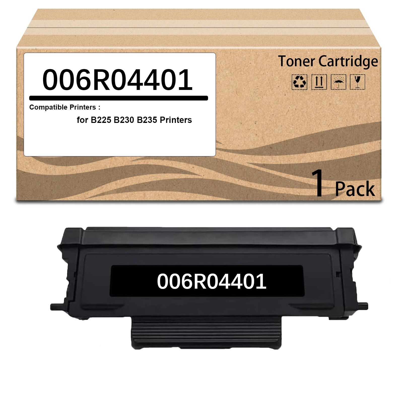 1 Pack 006R04401 Toner Cartridge for B225 B230 B235 Black Extra High Yield