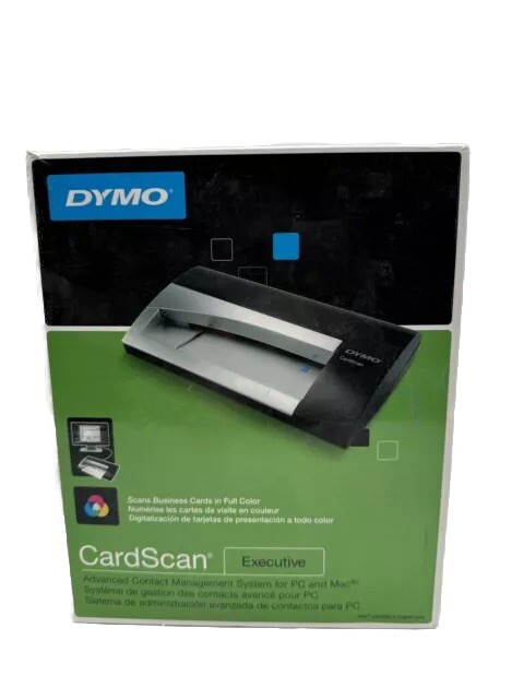 DYMO CardScan Executive Business Card Scanner & Contact Management PC & MAC