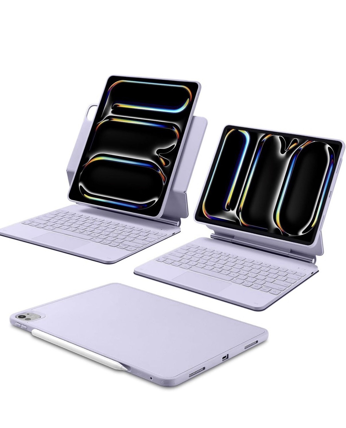 [Upgraded] ESR iPad Pro 13 Inch Case with Keyboard (M5/M4, 2025/2024), iPad Pro