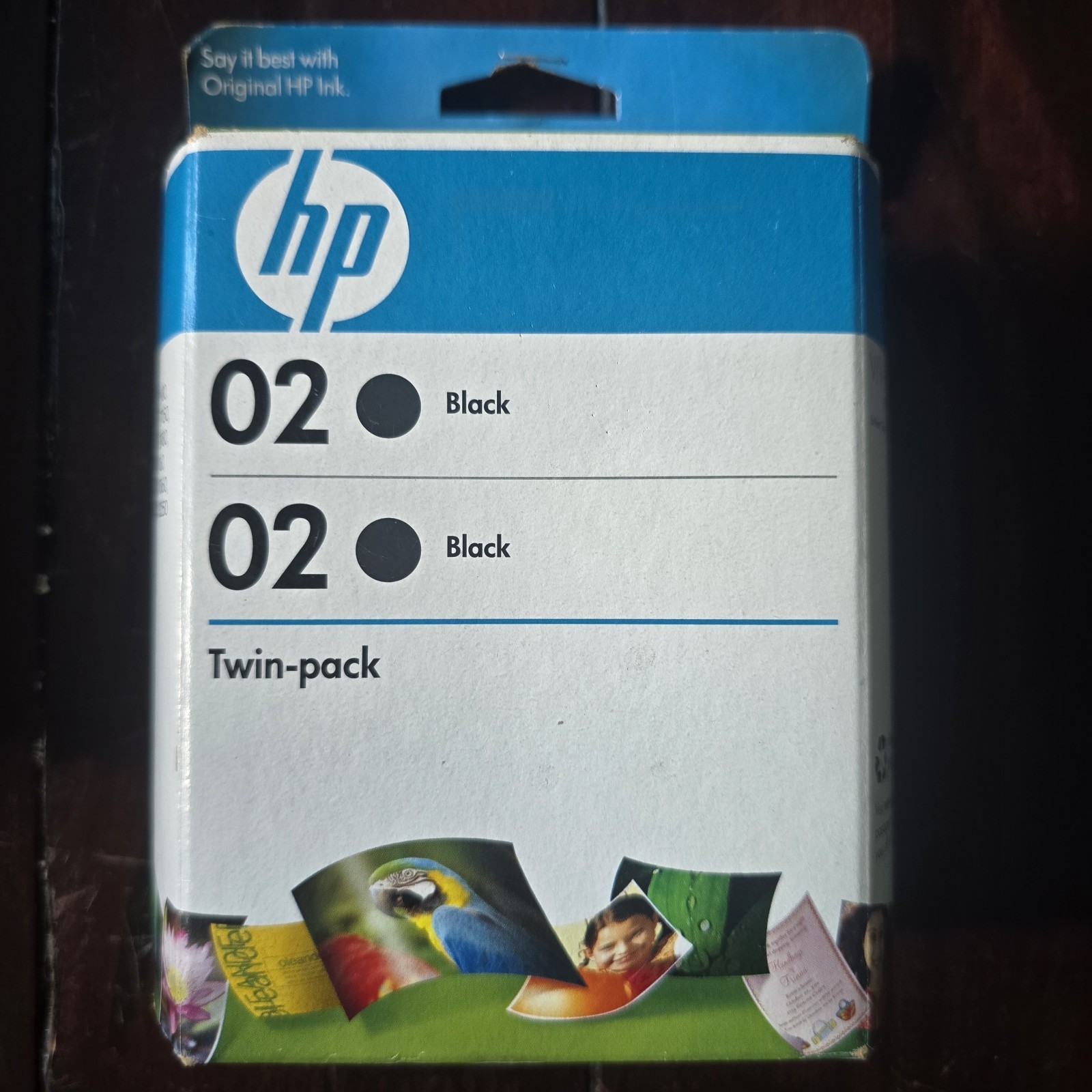 Genuine HP Twin-pack 02 Black Ink For HP Photosmart 
