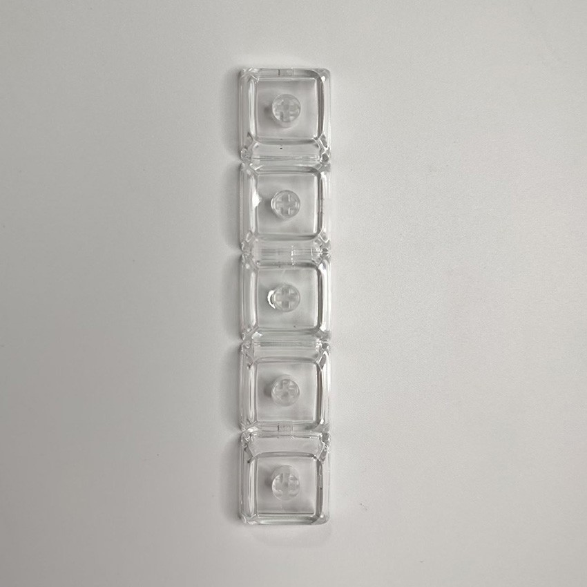 For Mechanical Keyboard 5/10PCS Keyboard Keycaps XDA Transparent Keycap 1U