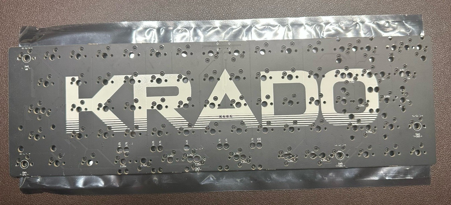 Krado66 Ortholinear Destaggered 60% Hotswap MX Keyboard PCB