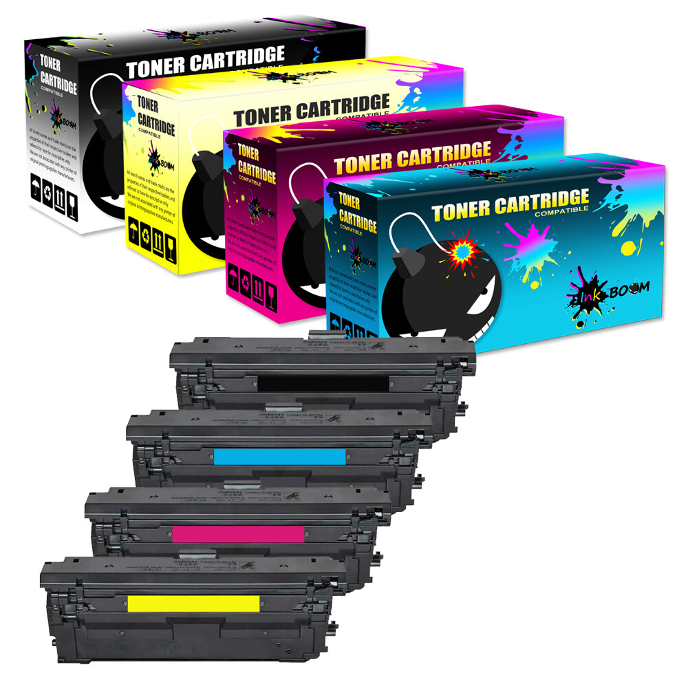 4 Toner replace for HP CF360A-3A 508A Color LaserJet Enterprise M553n M553X