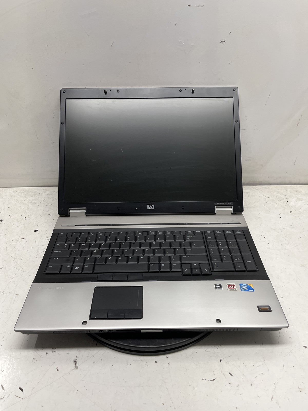 HP EliteBook 8730w Intel Core 2 Duo T9600 2.8GHz 4GB NO HDD