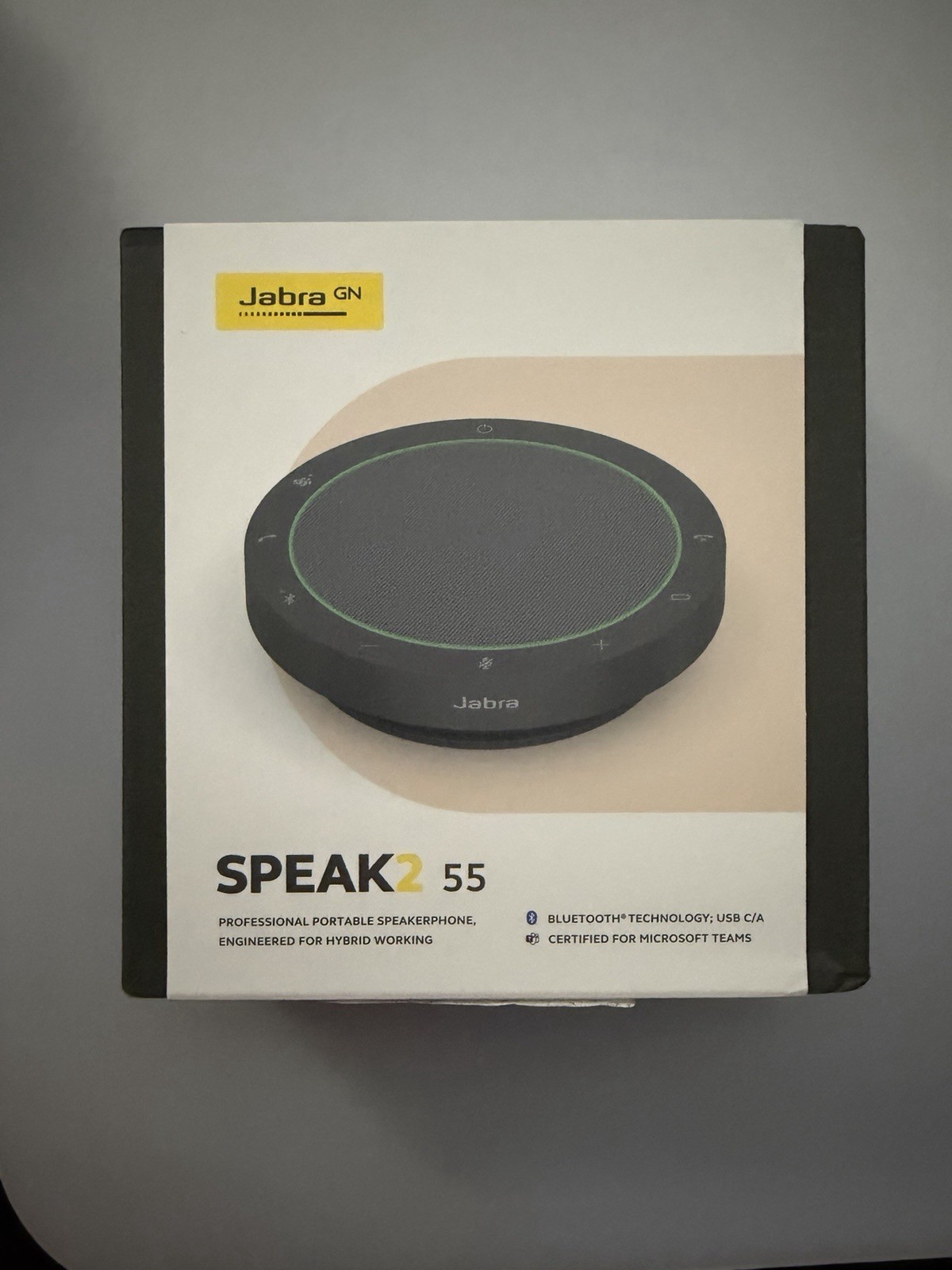 Jabra Speak2 55 MS Teams Wireless Bluetooth Speakerphone USB-C/A 2755-109-01
