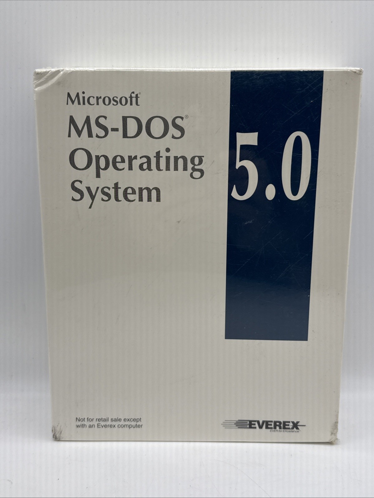 MS-DOS 5.0 Operating System Factory Sealed Includes Manuals & Discs USA Everex
