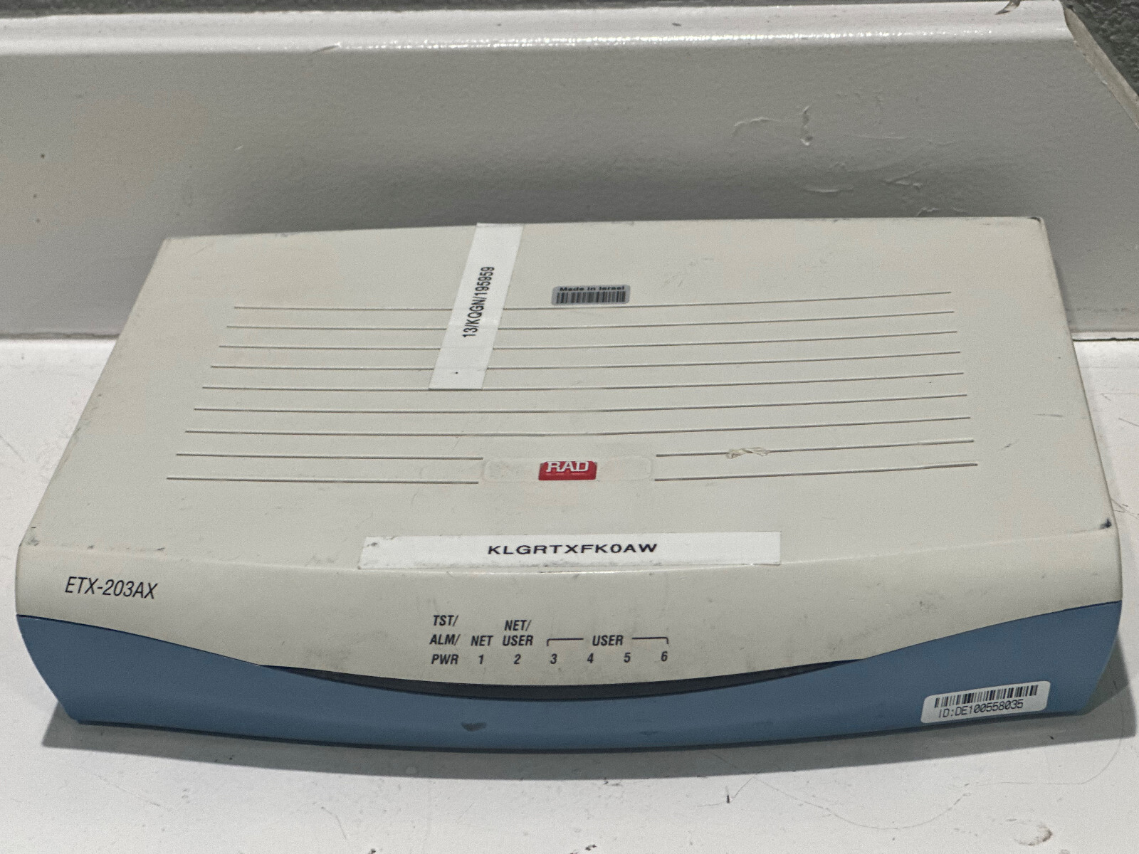 RAD ETX-203AX Ethernet Module Carrier with power