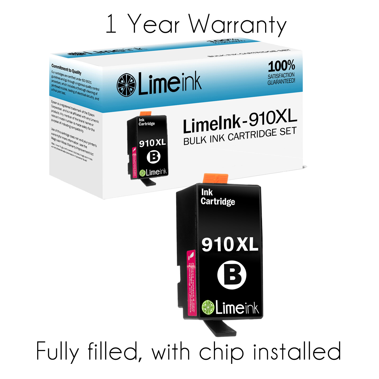 Ink Cartridges for HP 910 910xl  Officejet Pro 8025 Black and Color Combo Pack