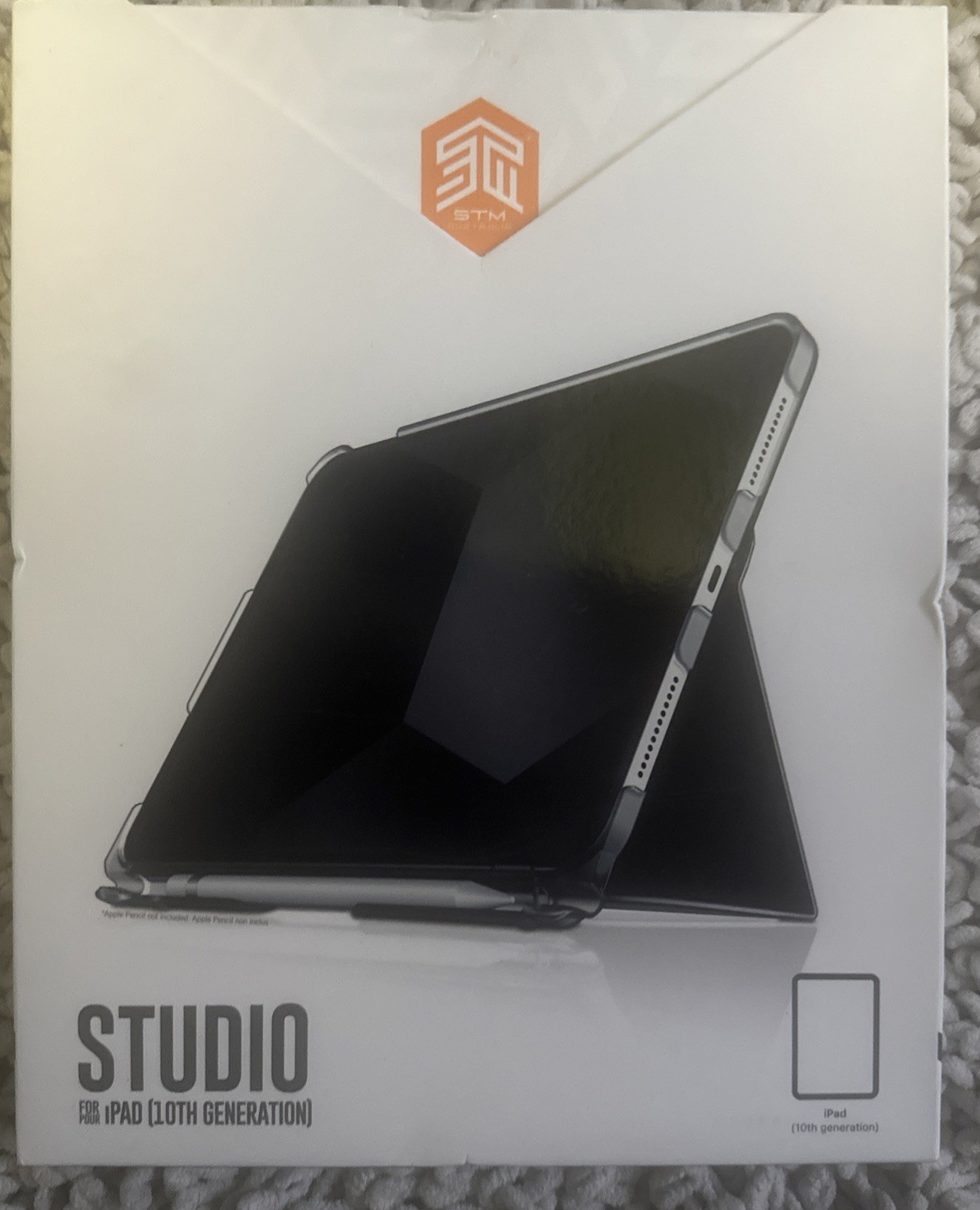 STM Studio 10th Gen iPad Case - Black
