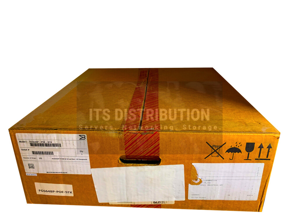 FGS648P-POE-STK I Brocade FastIron Stackable Layer 3 PoE Switch OPEN BOX