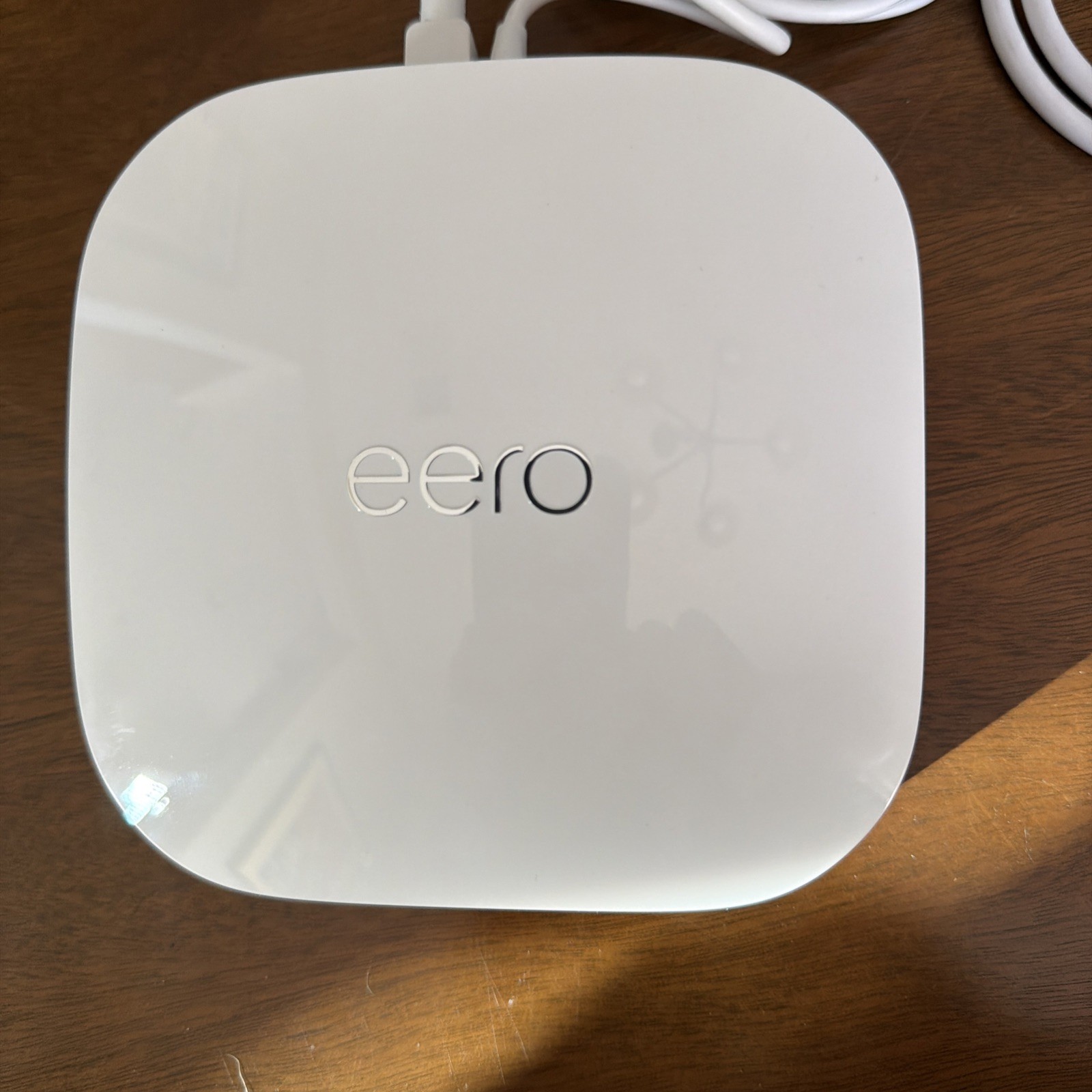 eero Pro 6E - Tri-Band Mesh Router - Wi-Fi 6E + power cord + ethernet cord