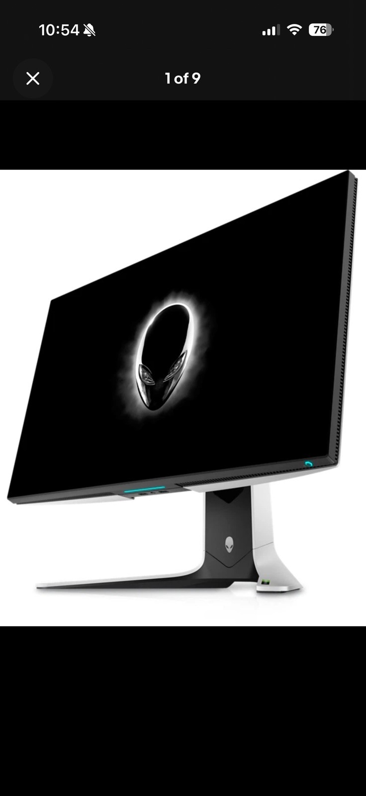 Alienware AW2721D 27 Inch QHD (2560x1440) Monitor 240Hz Fast IPS, G-SYNC NATIVO