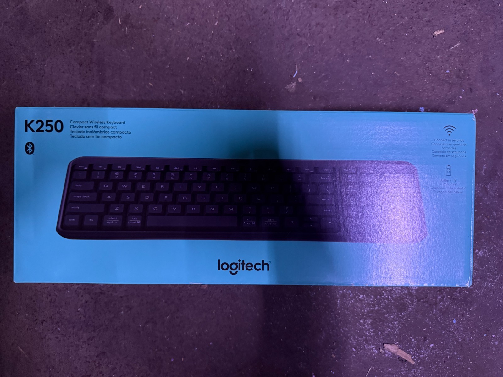 Logitech K250 Compact Wireless Keyboard with Numpad Easy Connectivity 920-013442